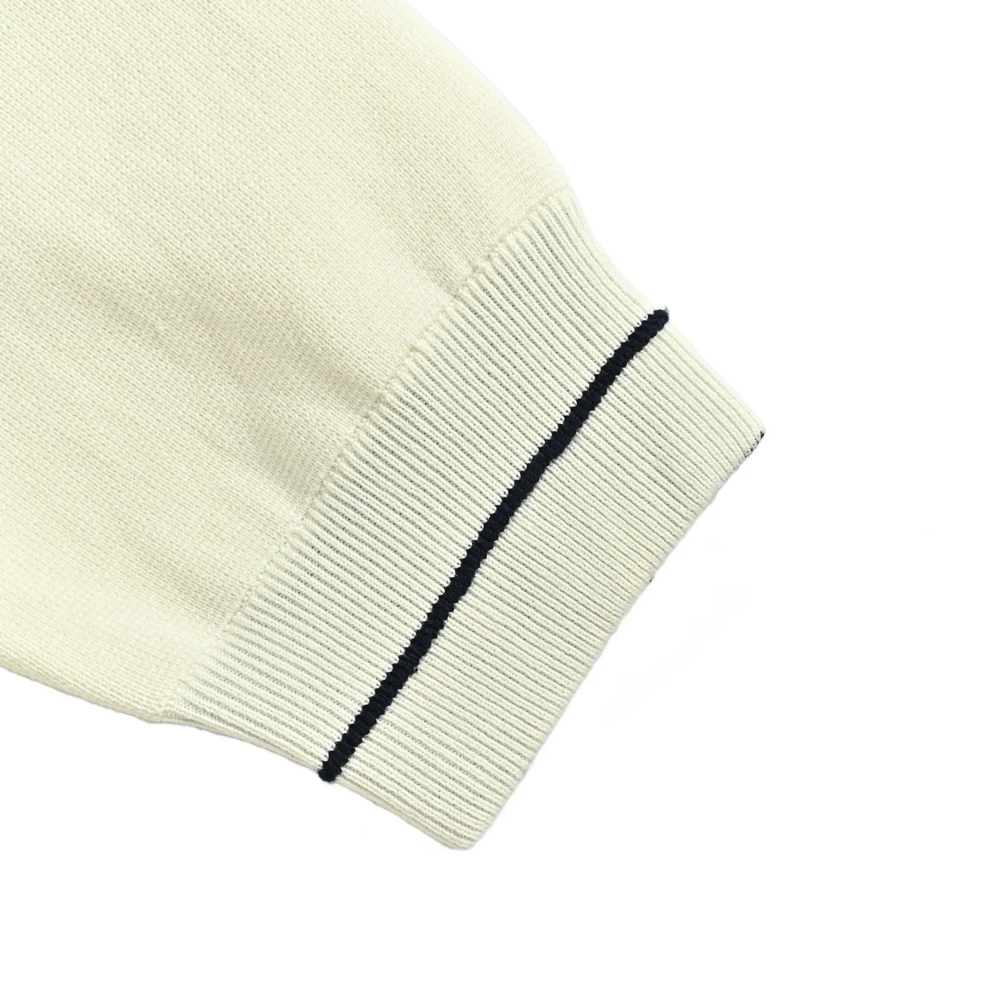 Louis Vuitton/Louis Vuitton off-white embroidered patchwork mixed knitted sports jacket